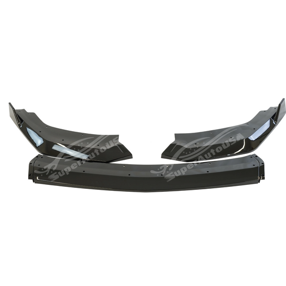 Precision fitment of the A type front lip on the 2026 Mustang bumper