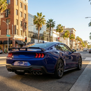 Gloss black rear diffuser for Ford Mustang 2024-2026