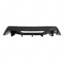 Rear diffuser integrated on a black Ford Mustang
