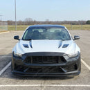 Clean lines of the Dark Horse style front bumper cover fascia on the Ford Mustang
