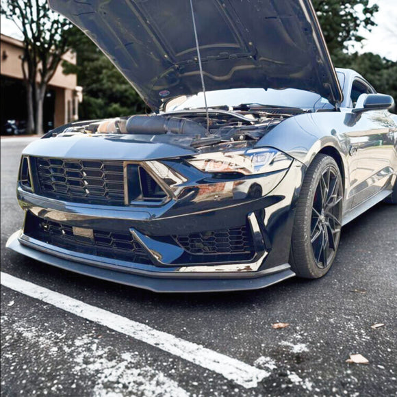 Close-up of the lower grilles from the Dark Horse style front bumper cover