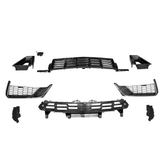 The sporty accent provided by the Dark Horse style front bumper on the Mustang