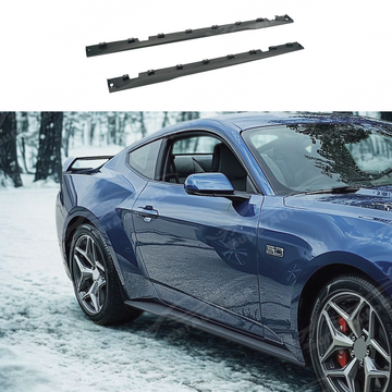 Dark Horse style body side skirt on a 2015-2022 Ford Mustang