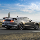 Close-up of the vented design on the real carbon fiber fender panel