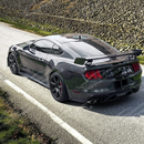  Uninstalled real carbon fiber GT500 style fender, top view