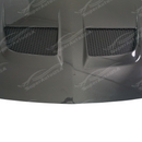 Lightweight SuperAutoUSA real carbon fiber material of Mustang GTD style hood