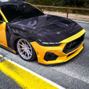 Underside view of uninstalled SuperAutoUSA carbon fiber hood showing mounting points