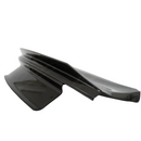 Close-up of the authentic 3K twill real carbon fiber weave on the Mustang trunk