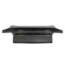 Detailed shot of the UV-resistant high-gloss clear coat on the S550 carbon trunk