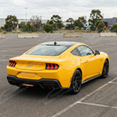 Close-up of the high-intensity LED chips inside the clear 3rd brake light housing