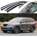 Fits Nissan Pathfinder 2013-2021 Window Visors Vent Rain Guards Shade Deflectors-1