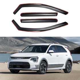 Fits 2023-2025 Kia Niro In-Channel Vent Window Visors Rain Sun Wind Guards Shade Deflectors