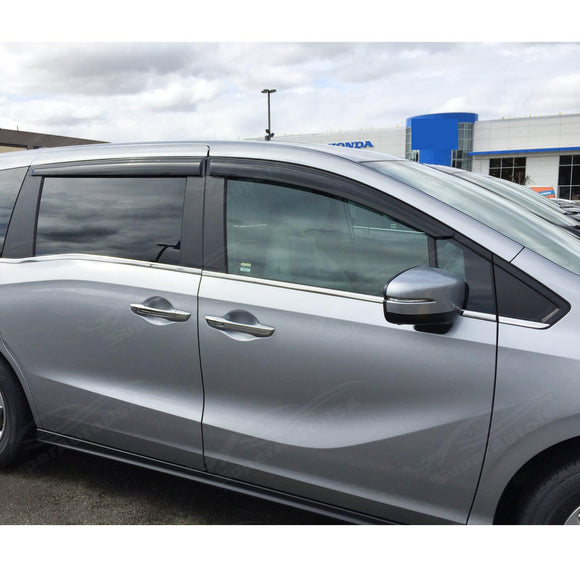 For 2022-2025 EV6 JDM Style Rain Wind Guards Window Vent Visors