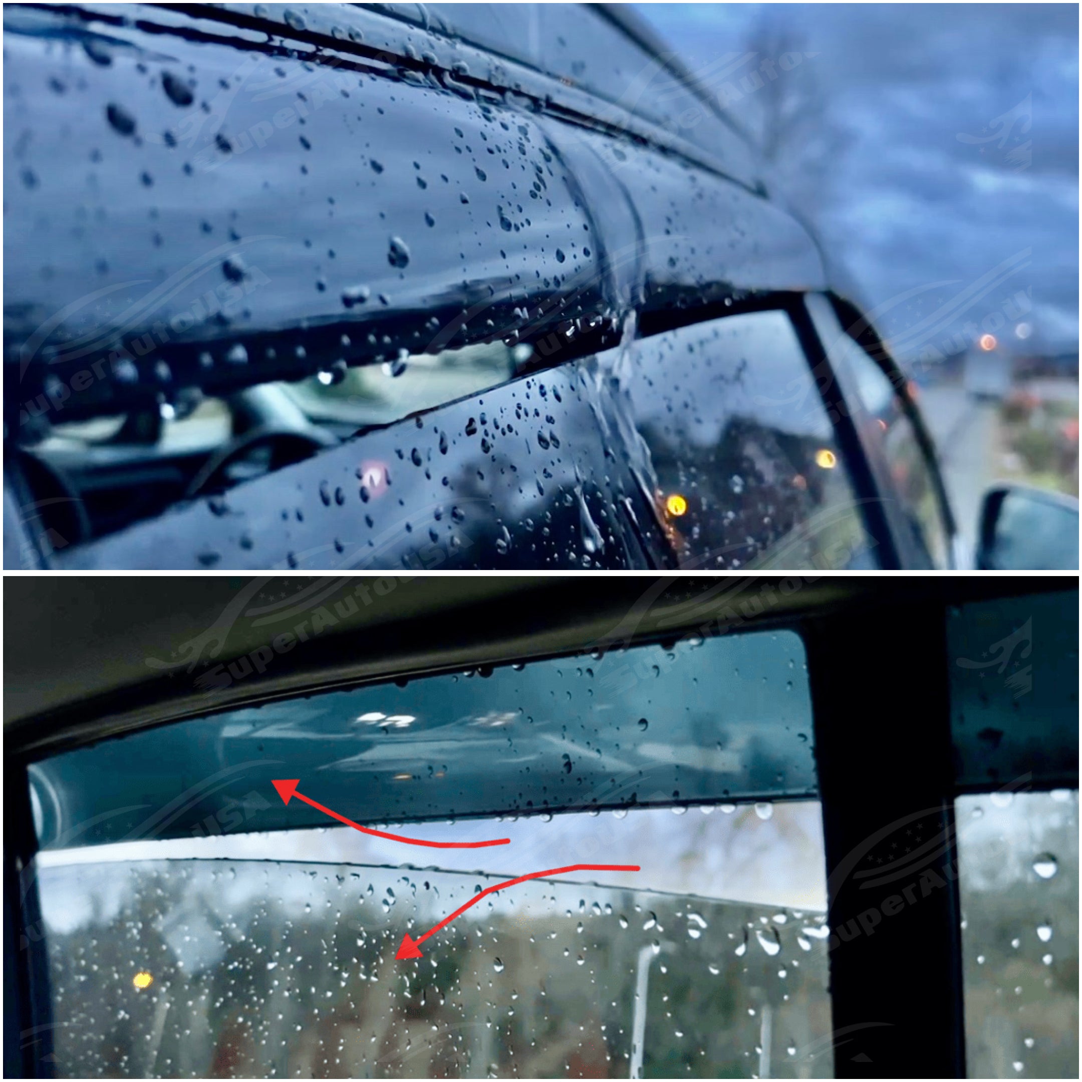 For 2023-2025 Sportage JDM Style Rain Sun Guards Window Vent Visors