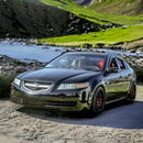 Fits for Acura TL 2004-2008 Window Vent Visors Sun Rain Guards Shade Deflectors-8