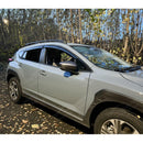 Se adapta a Lexus RX350/450h+/550h 2023-2025, molduras con estampado de carbono, protectores contra la lluvia, viseras para ventanas -10