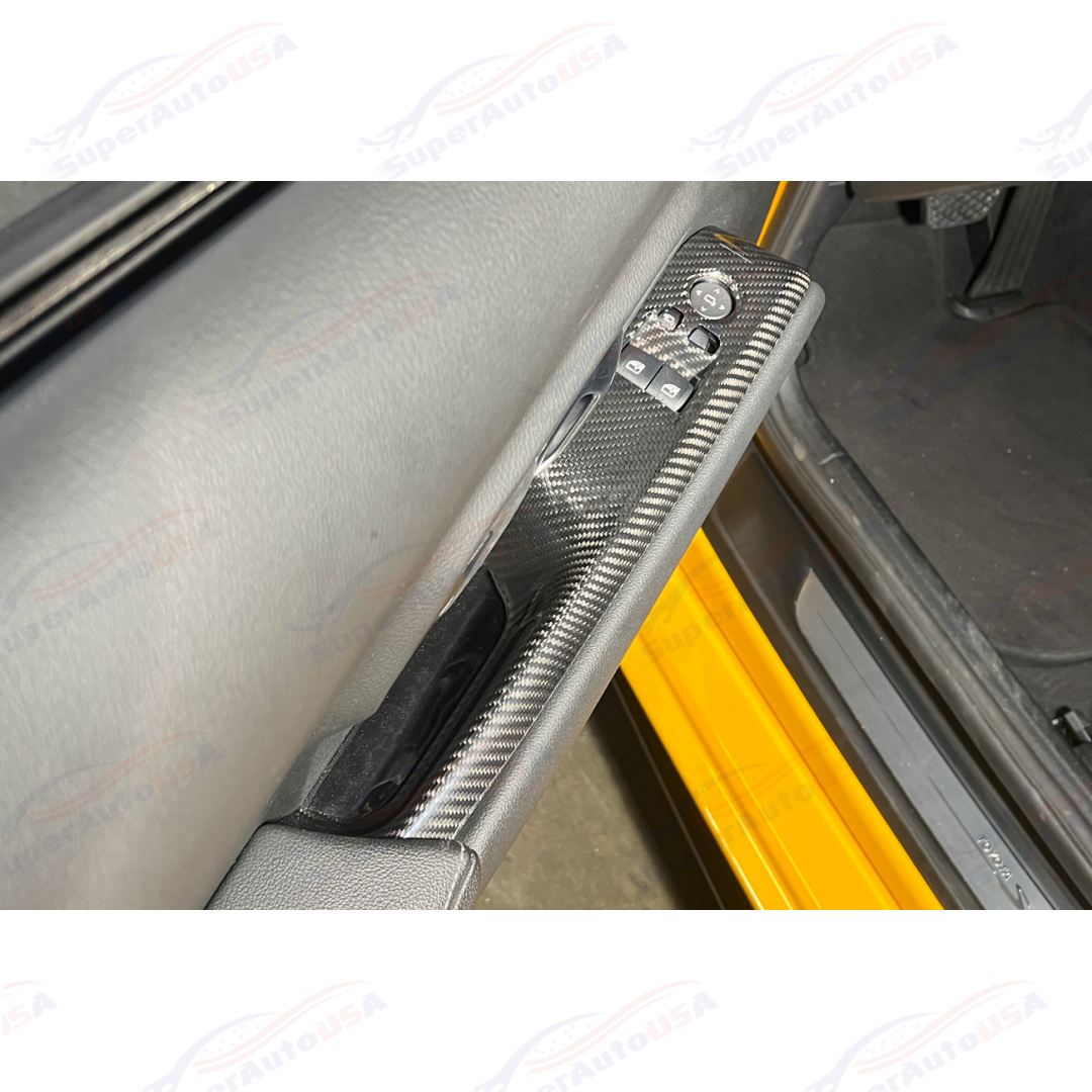 For 2020-Up Toyota Supra Carbon Fiber Side Door Panel Cover
