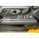 For 2020-Up Toyota Supra Carbon Fiber Side Door Panel Cover-13