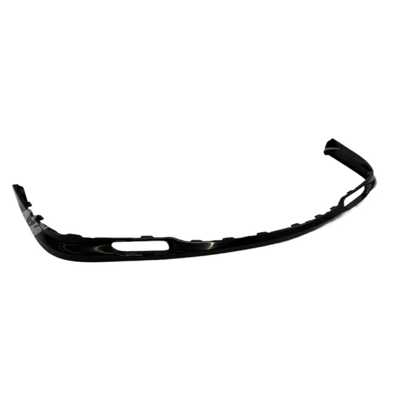 Uninstalled OE-style front lower spoiler lip, top view