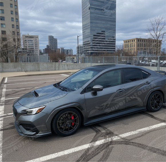 SuperAutoUSA primer wide body kit for Subaru WRX

