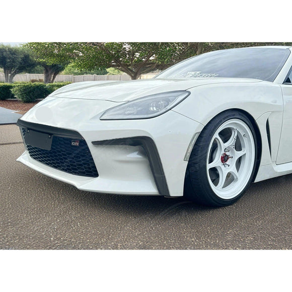 Custom-Fit Matt Black PU Front Bumper Garnish 2pcs for 2025 Toyota GR86
