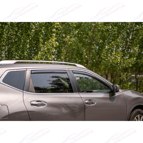 For Nissan Rogue 2014-2020 In-Channel Vent Window Visors Rain Guards Deflectors