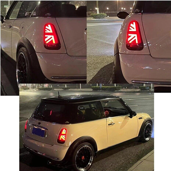 Fits 2001-2006 Mini Cooper R50 R53 LED Tail Light E-Mark Sequential Assembly