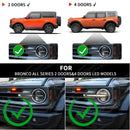 Fits 2021-2024 Ford Bronco 2D/4D LED Head Light Sequential Assembly-3