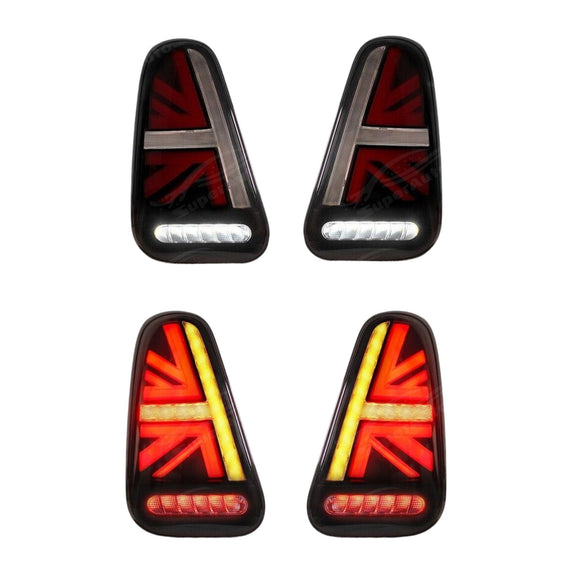 Fits 2001-2006 Mini Cooper R50 R53 LED Tail Light E-Mark Sequential Assembly