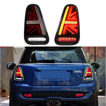 Se adapta a Mini Cooper R50 R53 2001-2006, conjunto secuencial de luces traseras LED E-Mark