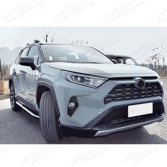 Fits 2019-2025 Toyota RAV4 2 Pcs Door Step Running Boards Side Step Nerf Bar