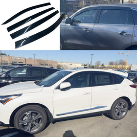 Fit 2019-2024 Acura RDX Window Vent Visors Rain Sun Wind Guards Shade Deflectors