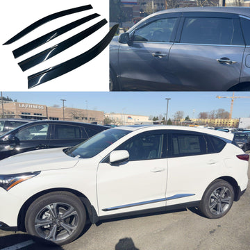 Se adapta a los modelos Acura RDX 2019-2024, viseras para ventilación de ventanas, protectores contra la lluvia, el sol y el viento, deflectores de parasol 