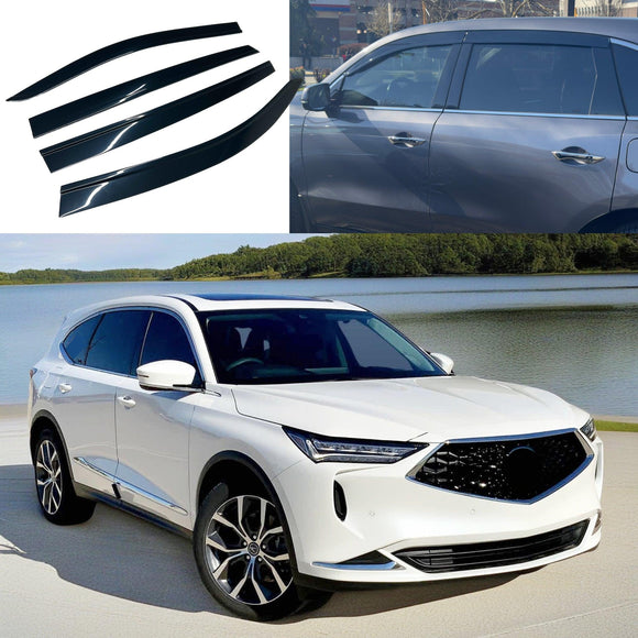 Se adapta a los modelos Acura MDX 2014-2021, viseras para ventilación de ventanas, protectores solares y deflectores de sombra 