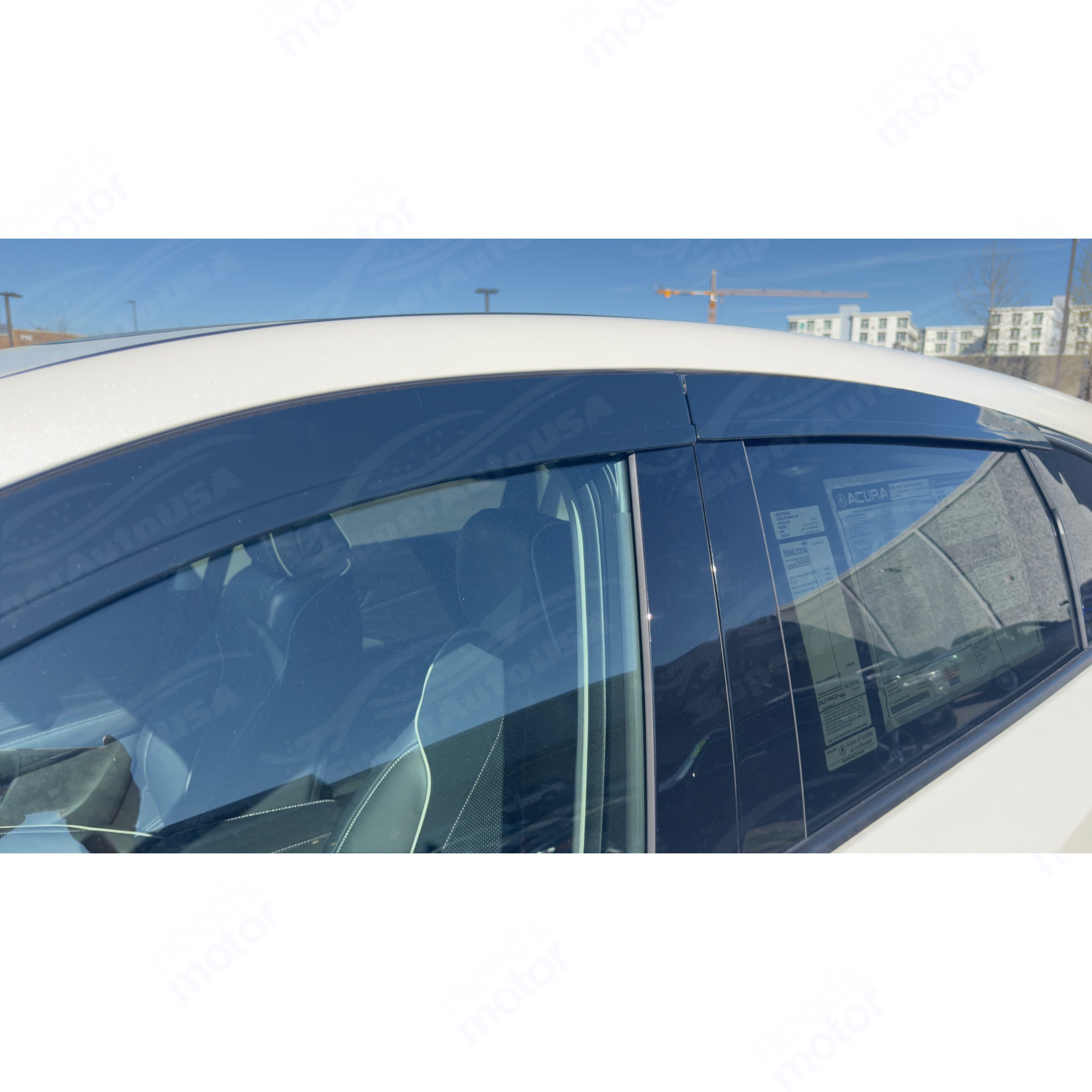 Fits 2016-2022 Lexus RX350 Window Vent Visors Rain Sun Wind Guards Shade Deflectors