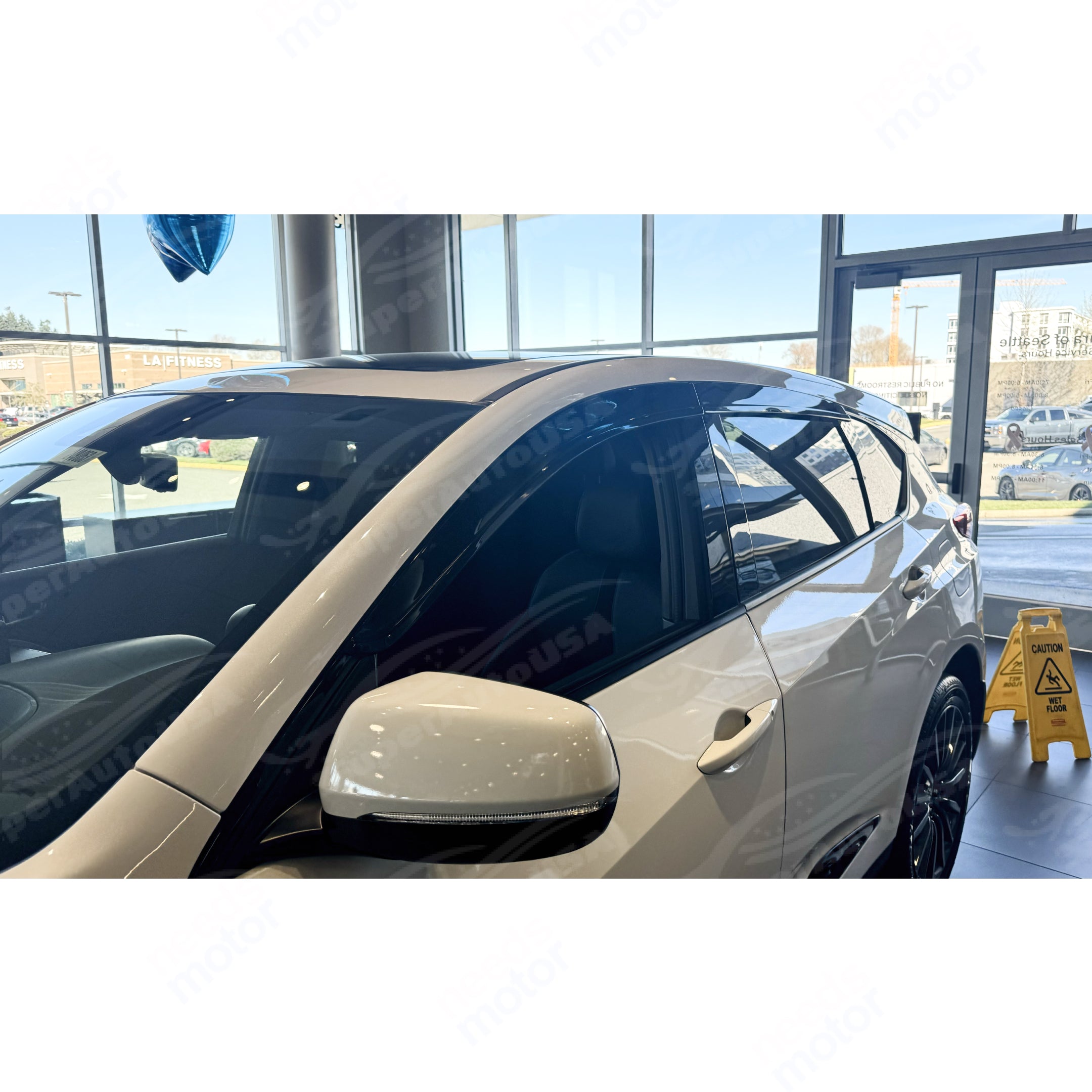 Fit 2019-2024 Acura RDX Window Vent Visors Rain Sun Wind Guards Shade Deflectors