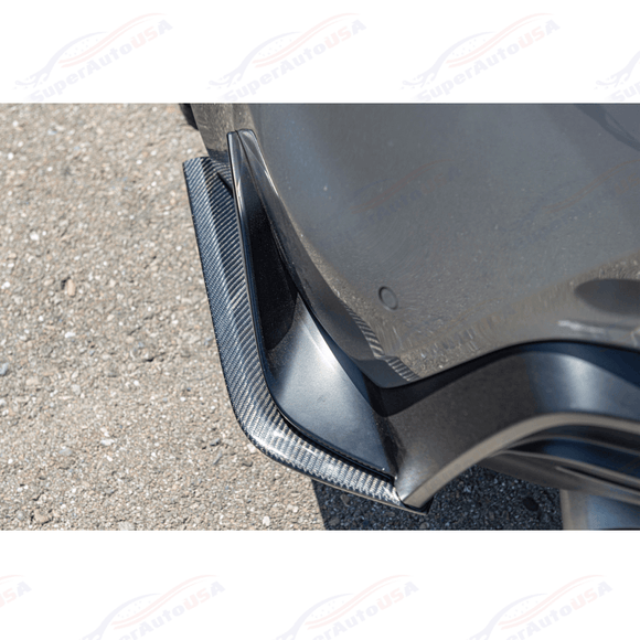 Fits 2020-Up Toyota Supra A90 Artisan Spirit Carbon Fiber Rear Apron Corner Lip