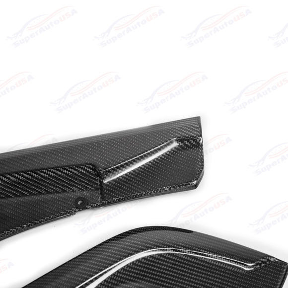 Fits 2020-Up Toyota Supra A90 Artisan Spirit Carbon Fiber Rear Apron Corner Lip
