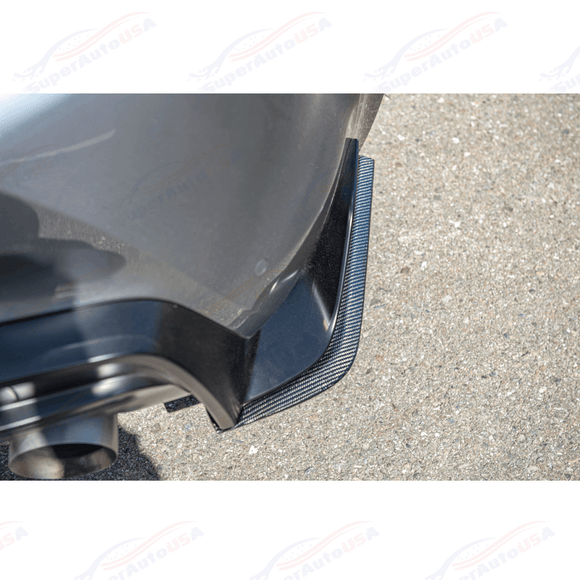 Fits 2020-Up Toyota Supra A90 Artisan Spirit Carbon Fiber Rear Apron Corner Lip