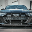 2019-2026 Audi RS6 Avant / RS7 C8 - Dry Carbon Fiber Front Grille Trim-1