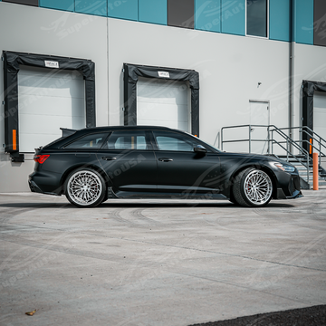 2019-2026 Audi RS6 Avant / RS7 C8 - Dry Carbon Side Skirts with Winglet