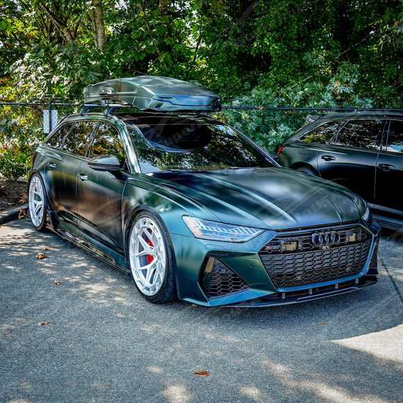 2019-2026 Audi RS6 Avant / RS7 C8 - Dry Carbon Side Skirts with Winglet