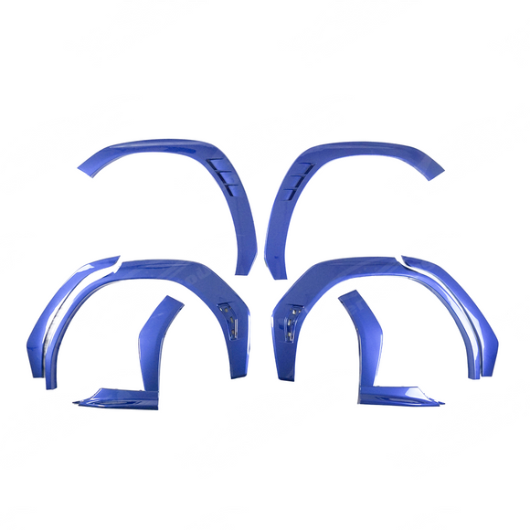 K7X WR Blue Pearl painted fender flare set for VB WRX

