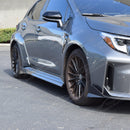 Real Carbon Fiber Side Skirt Splitter Set for 2024 Toyota Corolla GR
