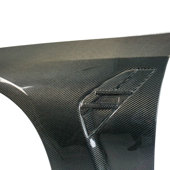 SuperAutoUSA aerodynamic carbon fiber fender panel for 2019 BMW G20 330i