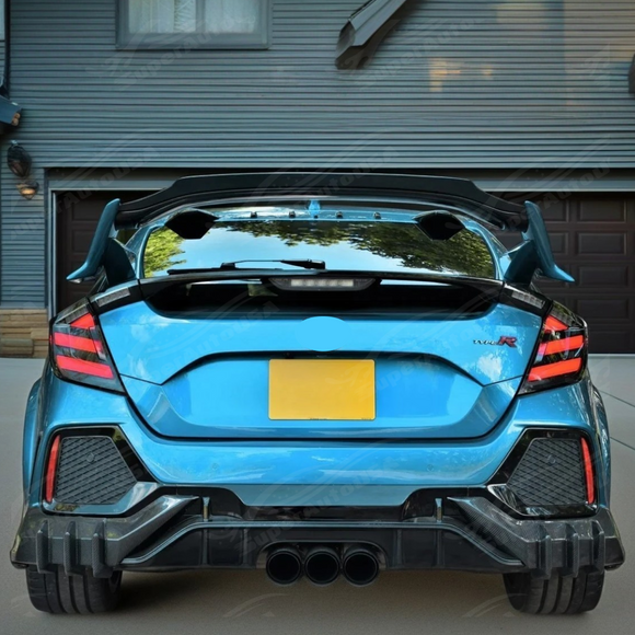 SuperAutoUSA aerodynamic rear diffuser for 2017 Honda Civic Type R Touring