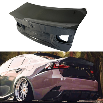 SuperAutoUSA carbon fiber trunk lid for 2014 Lexus IS 250 AWD