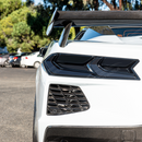 Corvette C8 2020-2026 smoked rear tail light trim overlay

