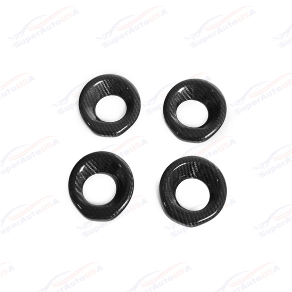 Fits 2020-Up Toyota Supra Carbon Fiber Inner Door Speaker Cover