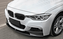 Parachoques delantero estilo M compatible con BMW F30 3 Series 2012-2018, borde inferior (impresión de fibra de carbono) -4